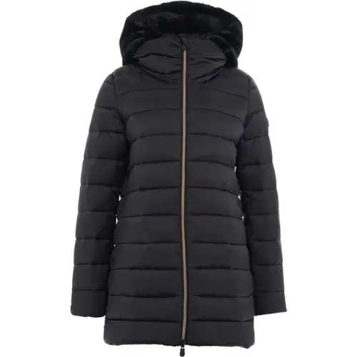 Quilted Coat with Animal-Free Padding , female, Sizes: L - Save The Duck - Modalova
