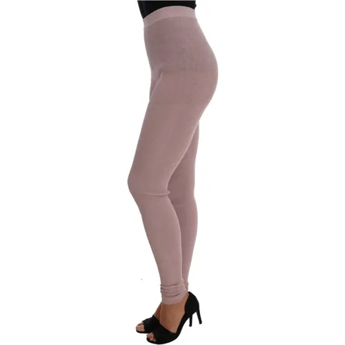 Stretch Waist Tights Stockings , female, Sizes: XS - Dolce & Gabbana - Modalova