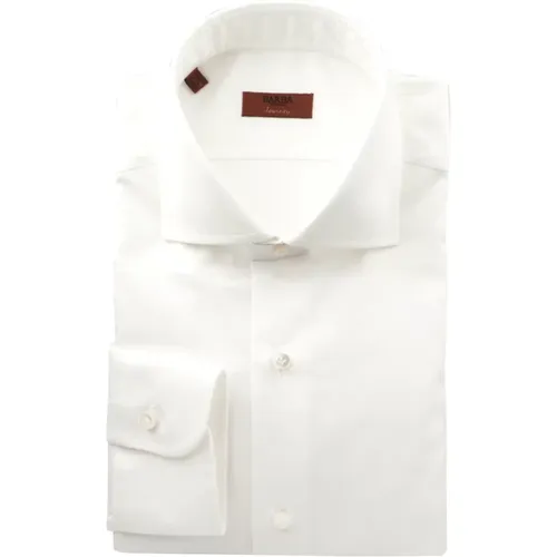 Camicia Journey , male, Sizes: XL, 4XL, 2XL, L, 6XL, 5XL, S, 3XL, XS, M - Barba - Modalova