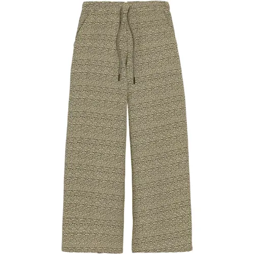 Wave Linen Trousers , female, Sizes: S, L, M - OAS - Modalova