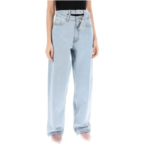 Wide Jeans , Damen, Größe: W25 - Y/Project - Modalova