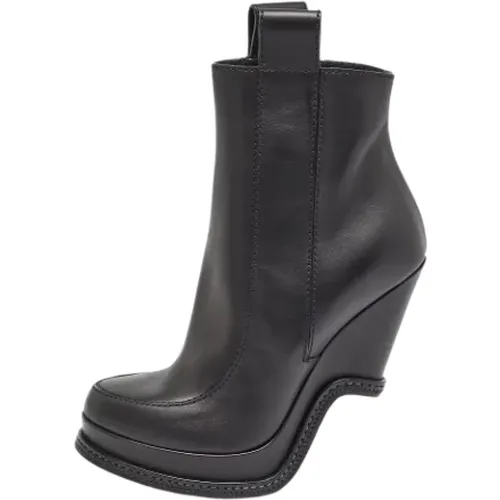Pre-owned Leather boots , female, Sizes: 3 UK - Fendi Vintage - Modalova