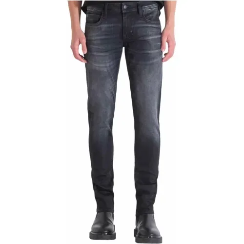 Schwarze Tapered Hose Moderner Stil , Herren, Größe: W36 - Antony Morato - Modalova