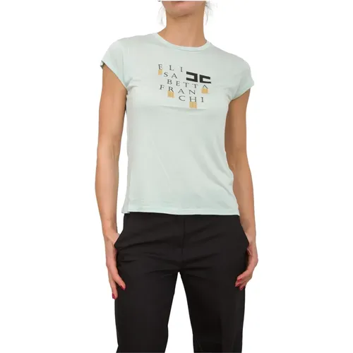 T-Shirts , female, Sizes: XS - Elisabetta Franchi - Modalova