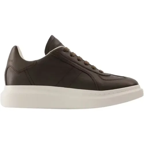 Leather sneakers , female, Sizes: 9 UK, 8 UK, 7 UK, 10 UK - alexander mcqueen - Modalova