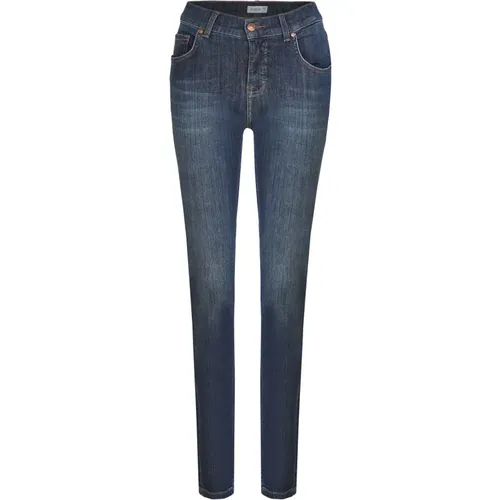 Klassische Skinny Jeans , Damen, Größe: 3XL - Angels - Modalova