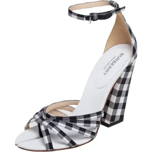 Pre-owned Canvas sandals , female, Sizes: 4 UK - Burberry Vintage - Modalova