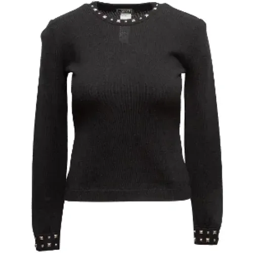 Pre-owned Wool tops , female, Sizes: XS - Versace Pre-owned - Modalova