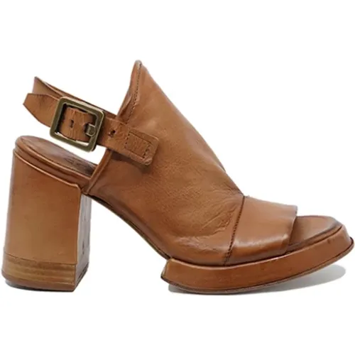 Handgefertigte Heeled Mules , Damen, Größe: 36 EU - a.s.98 - Modalova