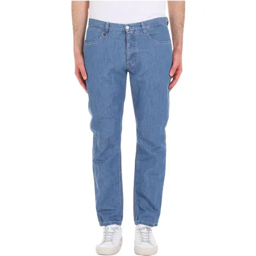 Straight Jeans , male, Sizes: W31, W34 - Paolo Pecora - Modalova