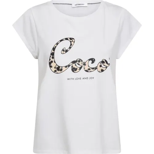 Leocc Coco Tee Top - Weiß - Co'Couture - Modalova