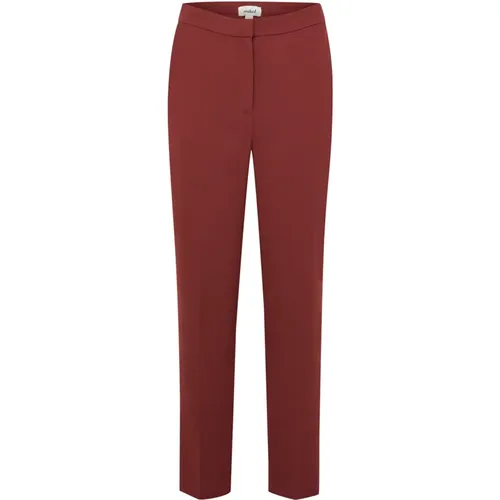 Simple Russet Suiting Pants , female, Sizes: M, S, XS, XL, L - Soaked in Luxury - Modalova