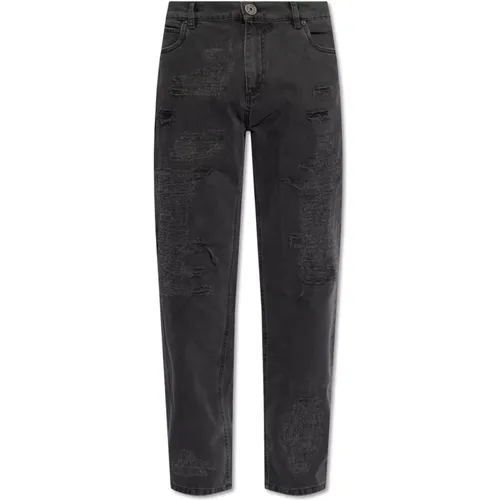 Jeans mit Logo , Herren, Größe: W30 - Balmain - Modalova