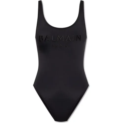 Badeanzug , Damen, Größe: XS - Balmain - Modalova