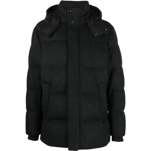 Grey Down Jacket Casual Style , male, Sizes: L - Ralph Lauren - Modalova