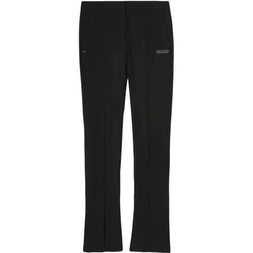 High-Waisted Flared Tailored Trousers , female, Sizes: S - Off White - Modalova