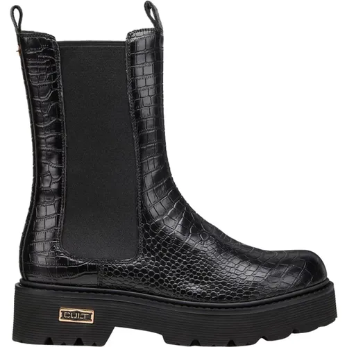 Schwarze Leder Chelsea Stiefel Cult - Cult - Modalova