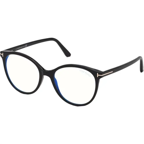 Blau Block Brillengestell , Damen, Größe: 53 MM - Tom Ford - Modalova