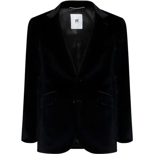 Velvet Blazer Jacket , male, Sizes: 2XL - PT Torino - Modalova