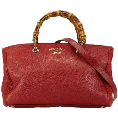 Pre-owned Leather handbags , female, Sizes: ONE SIZE - Gucci Vintage - Modalova