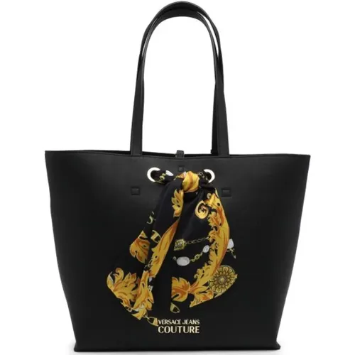 Shopping Bag with Foulard and Pochette , female, Sizes: ONE SIZE - Versace Jeans Couture - Modalova