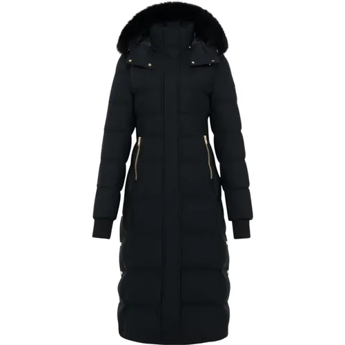 Damen Shearling Parka in Schwarz Gold - Moose Knuckles - Modalova