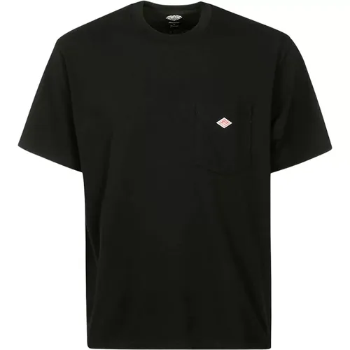 Pocket T-Shirt , male, Sizes: L, XL, 2XL, S, M - Danton - Modalova