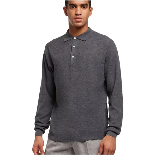 Merino Wool Polo Shirt , Herren, Größe: L - Brooks Brothers - Modalova