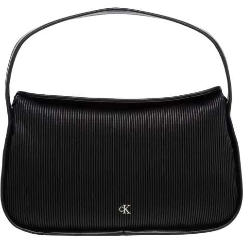 Stylish Magnet Closure Plain Shoulder Bag , female, Sizes: ONE SIZE - Calvin Klein Jeans - Modalova