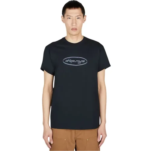 Cyber Logo T-Shirt , Herren, Größe: XL - Dtf.nyc - Modalova