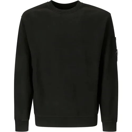 Diagonal Fleece Crew Neck Sweatshirt , Herren, Größe: M - C.P. Company - Modalova