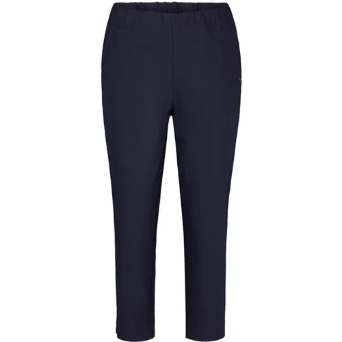 Slim Capri Hose Marine Qualität , Damen, Größe: S - LauRie - Modalova