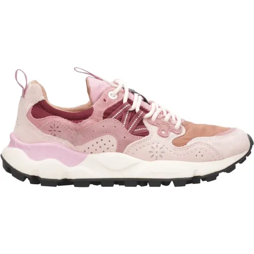 Sneakers , female, Sizes: 4 UK - Flower Mountain - Modalova