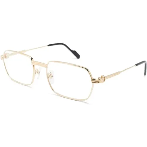 Ct0483O 001 Optical Frame , male, Sizes: 56 MM - Cartier - Modalova