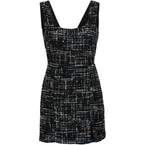 Tweed Bouclé Sleeveless Dress , female, Sizes: M, XS - Liu Jo - Modalova