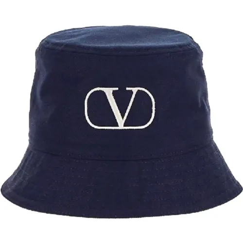 Stylish Hat for Men , male, Sizes: 58 CM - Valentino Garavani - Modalova