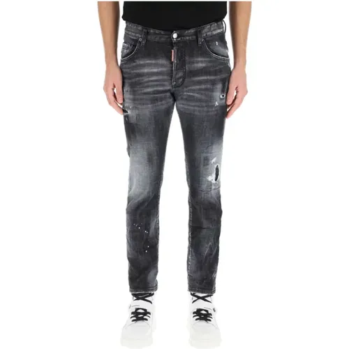 Ripped Knee Cool Guy Jeans , male, Sizes: W26 - Dsquared2 - Modalova