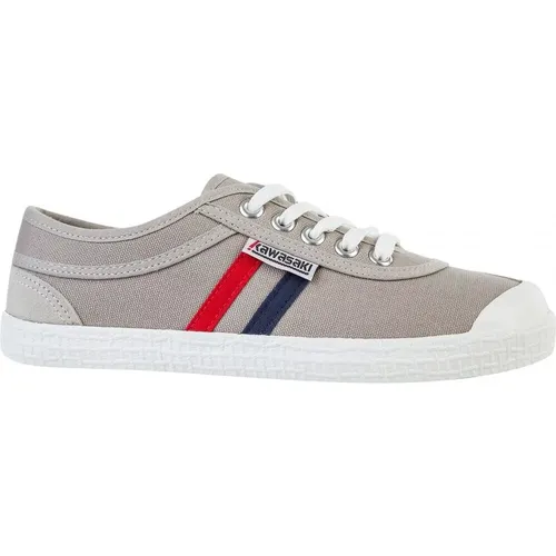 Retro Canvas Schuh Verschiedene Beige , Damen, Größe: 40 EU - Kawasaki - Modalova