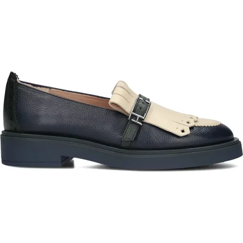 Blaue Leder Slip-On Schuhe Chi243520 - Hispanitas - Modalova