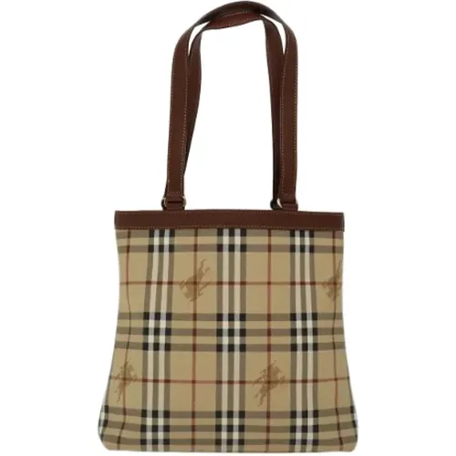 Pre-owned Canvas totes , female, Sizes: ONE SIZE - Burberry Vintage - Modalova