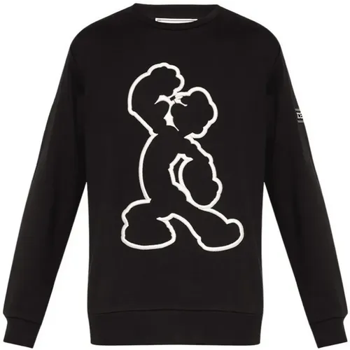 Noir Sweatshirt , male, Sizes: L, M, S - Iceberg - Modalova