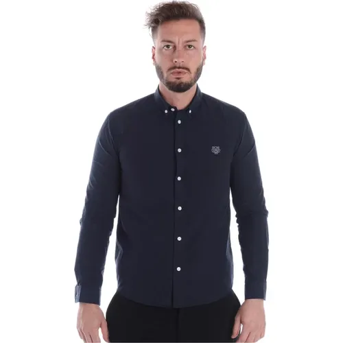 Tiger Print Shirt , Herren, Größe: M - Kenzo - Modalova