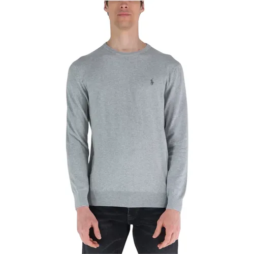 Cotton Crew Neck Sweater , male, Sizes: M, XL, S, L - Ralph Lauren - Modalova