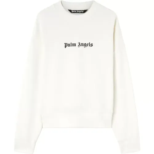 Sweatshirt mit Logo-Print und Rundhalsausschnitt , Herren, Größe: L - Palm Angels - Modalova