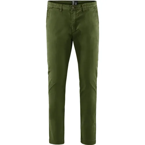 Slim Fit Gabardine Chino Pants , male, Sizes: W34, W30, W29, W36, W32, W31, W38, W33, W28 - BomBoogie - Modalova