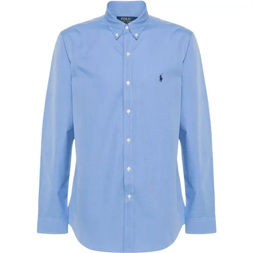 Blaues Freizeithemd , Herren, Größe: L - Ralph Lauren - Modalova