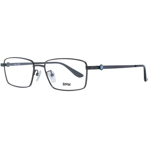 Gunmetal Metallrahmen Rechteckige Brille Herren - BMW - Modalova