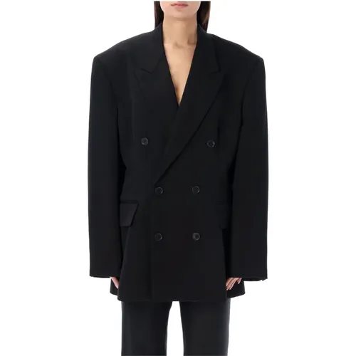 Clinched Jacket for Women , female, Sizes: XS, S - Balenciaga - Modalova