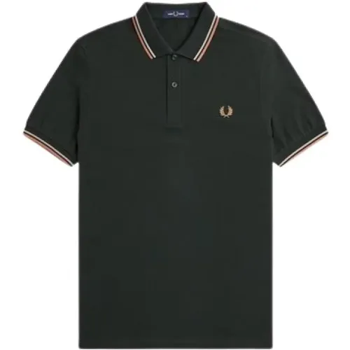 Twin Tipped Polo Shirt , male, Sizes: L, XL, M, 2XL - Fred Perry - Modalova