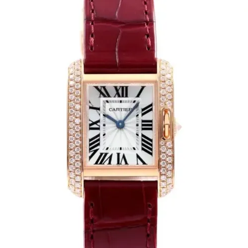 Pre-owned Stainless Steel watches , female, Sizes: ONE SIZE - Cartier Vintage - Modalova